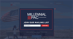 Desktop Screenshot of millennialpac.org
