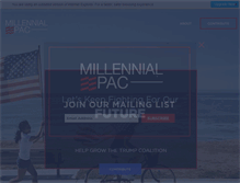 Tablet Screenshot of millennialpac.org